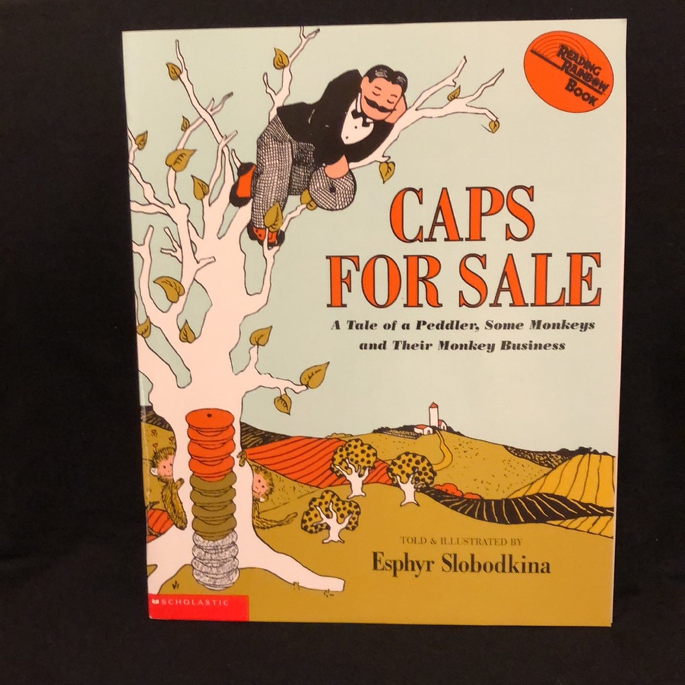 CAPS FOR SALE by. ESPHYR SLOBODKINA - NWOT SCHOLASTIC TIMELESS CLASSIC TALE #910